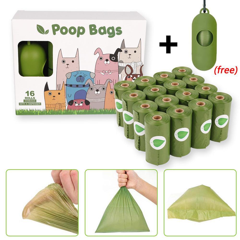 16 Rolls Of Lavender-Scented Poop Picking Bags With Dispenser