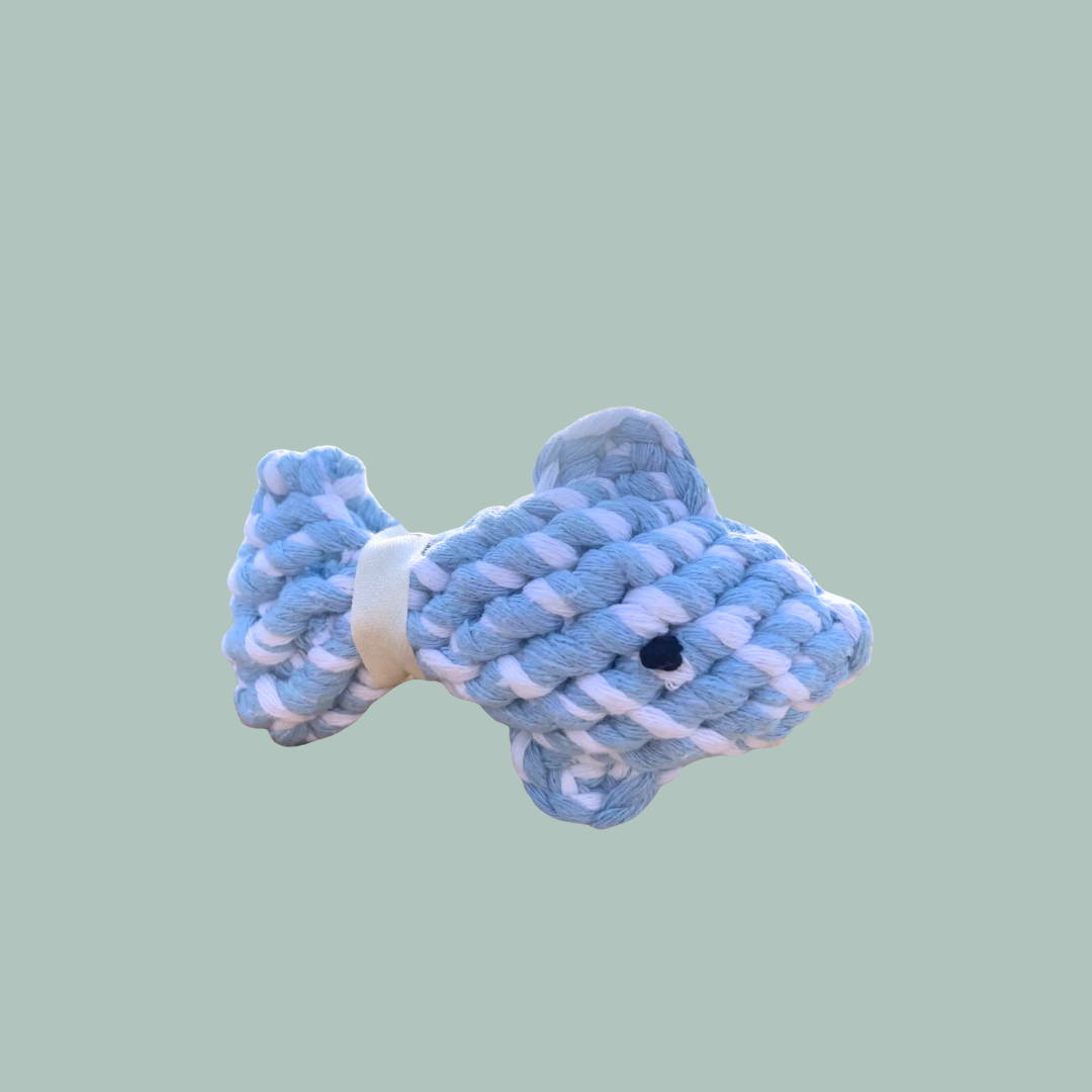 April the Happy Fish Pet Rope Toys