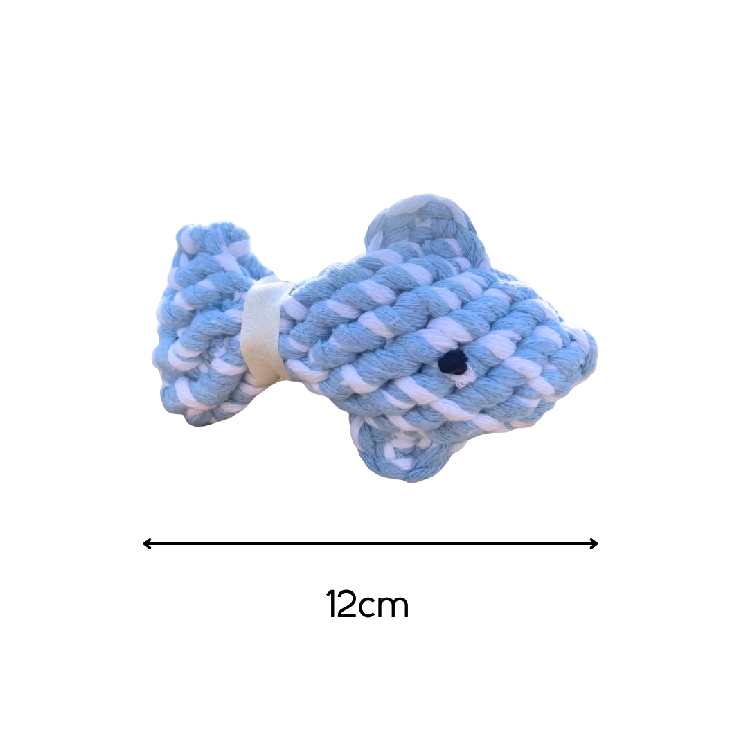 April the Happy Fish Pet Rope Toys